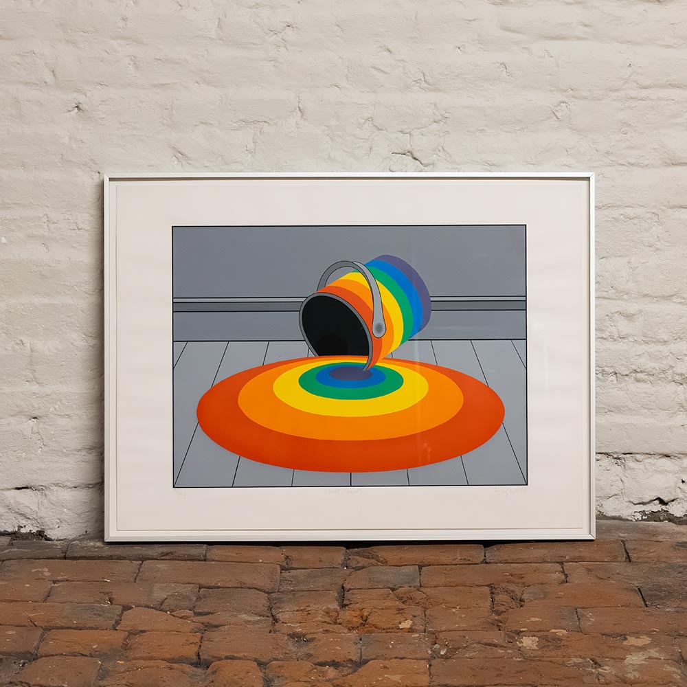 Wet Paint screenprint - Patrick Hughes Wet Paint screenprint - Patrick Hughes