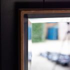 1960s Wooden Frame Mirror