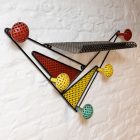 Mid-Century Coat Rack, Mathieu Matégot style